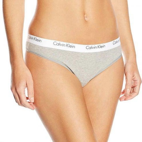 Стринги Calvin Klein Carousel серые фото 1