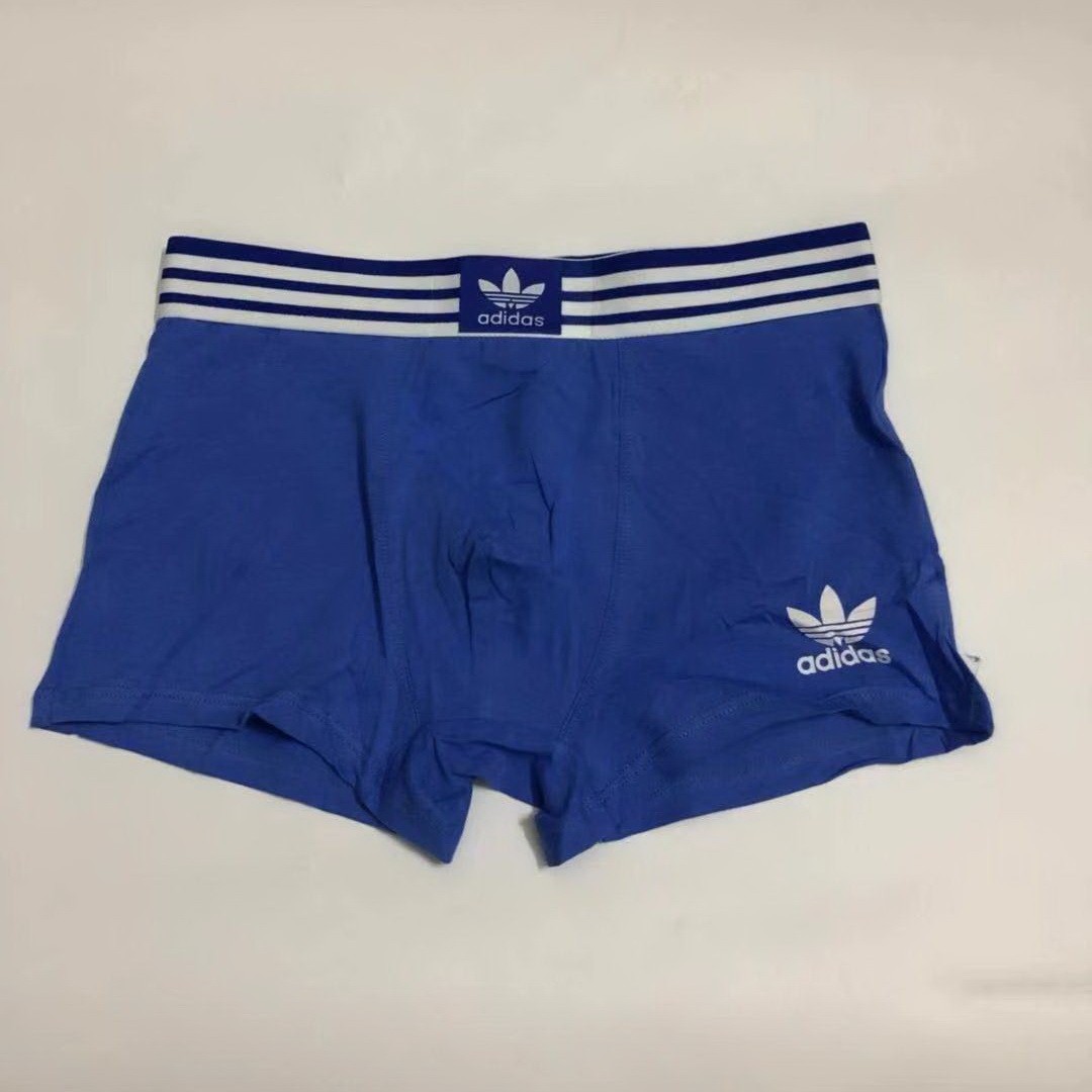 Мужские трусы боксеры Adidas голубые фото 2