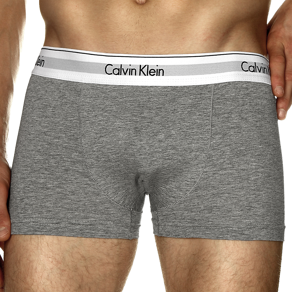 Мужские боксеры Calvin Klein Original Low Rise серые фото 1