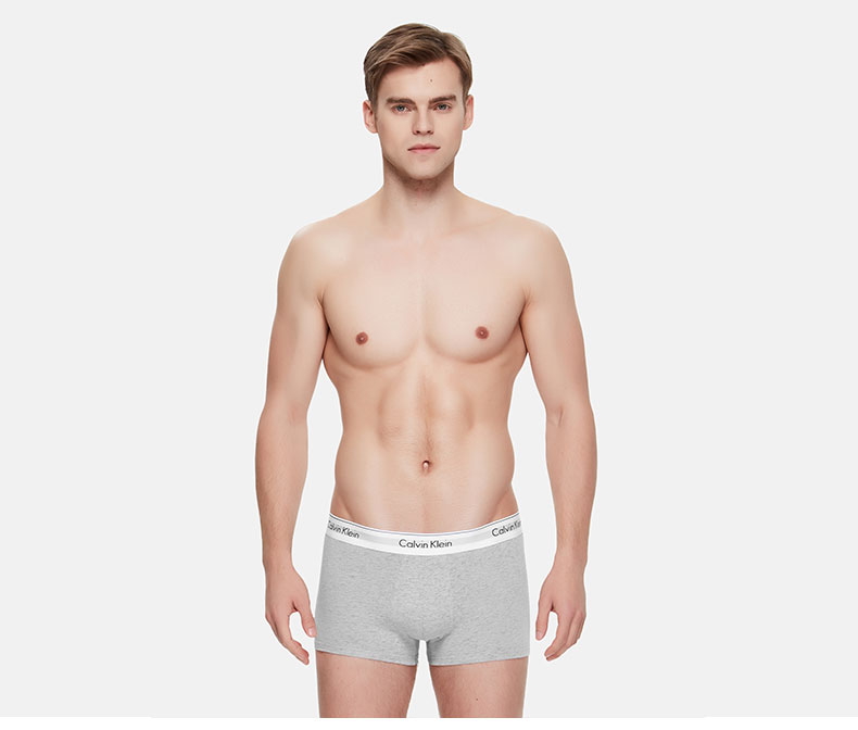 Мужские боксеры Calvin Klein Original Low Rise серые фото 2