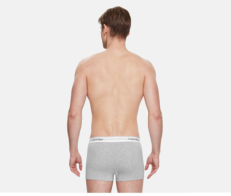 Мужские боксеры Calvin Klein Original Low Rise серые фото 3