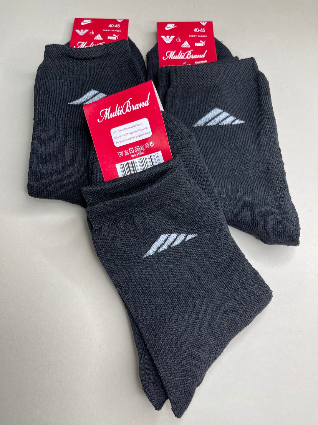 Набор 3шт носки махра мужские ADIDAS  фото 1