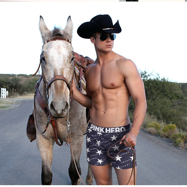 Мужские трусы семейки Pink Hero  black Star фото 4