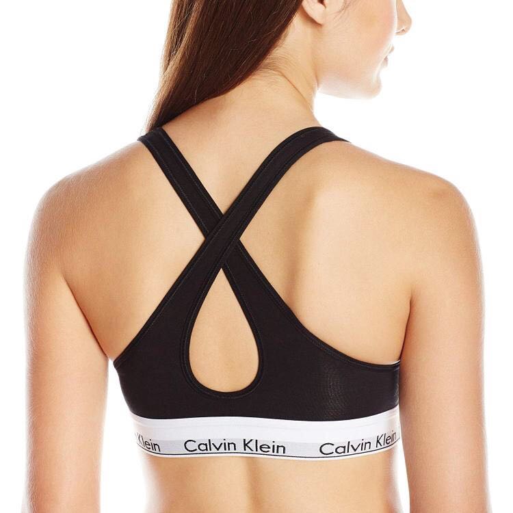 Спортивный комплект Calvin Klein Топ Стринги черный чашка фото 2