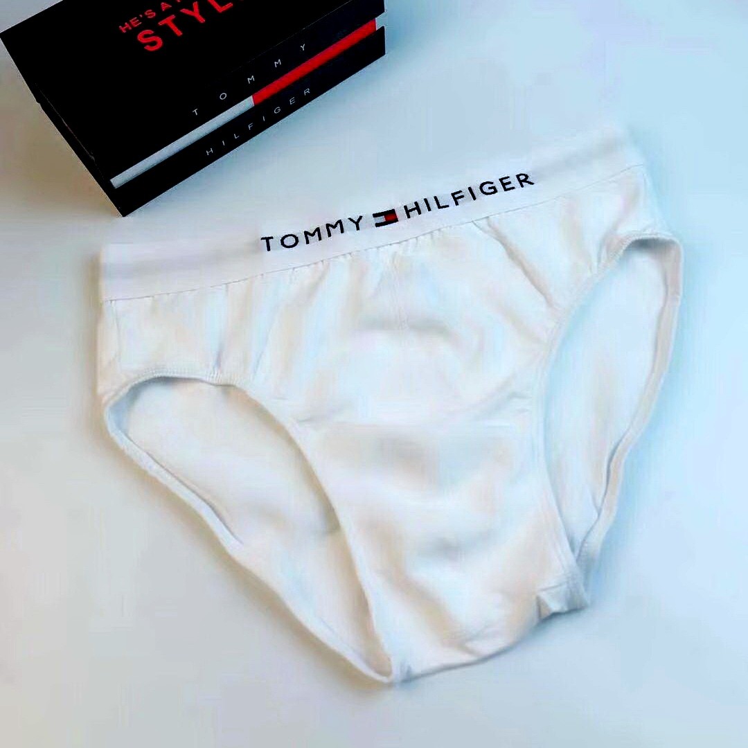 Мужские трусы брифы Tommy Hilfiger Classic белые фото 1