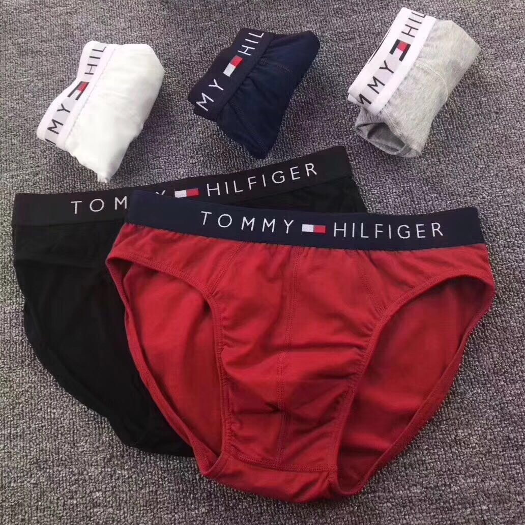 Мужские трусы брифы Tommy Hilfiger Classic бордо фото 1