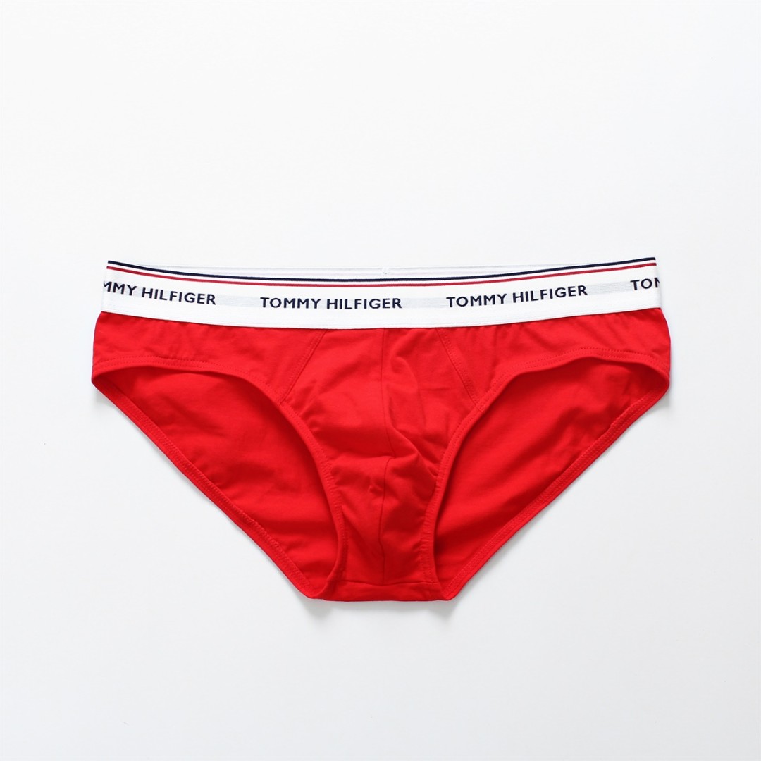 Мужские трусы брифы Tommy Hilfiger TM красные фото 1