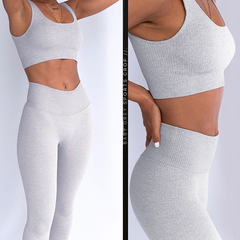 Спортивный топ  Virtual Brash Grey You рубчик фото 2