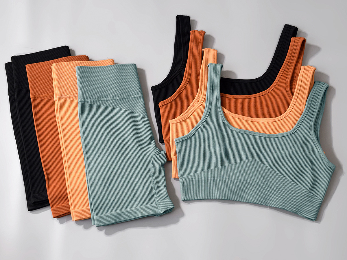 Спортивный комплект Innocence Brown Top Short фото 4