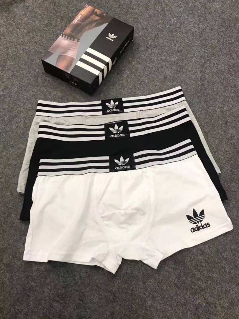 Мужские трусы боксеры Adidas белый фото 2