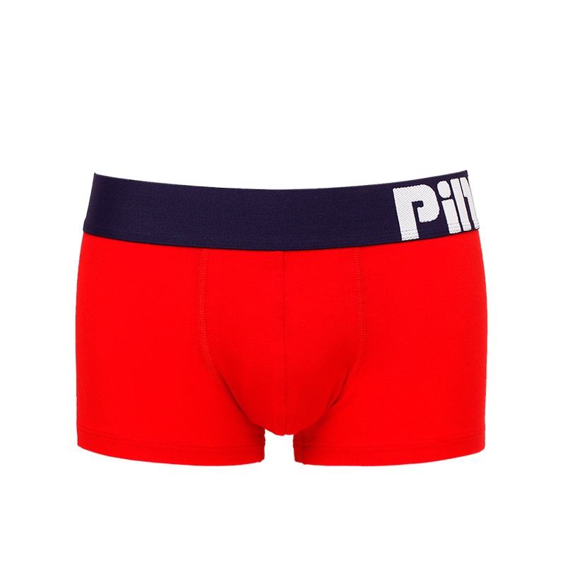 Мужские трусы боксеры Pink Hero Cotton red фото 1