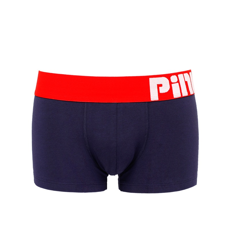 Мужские трусы боксеры Pink Hero Cotton dark blue фото 1