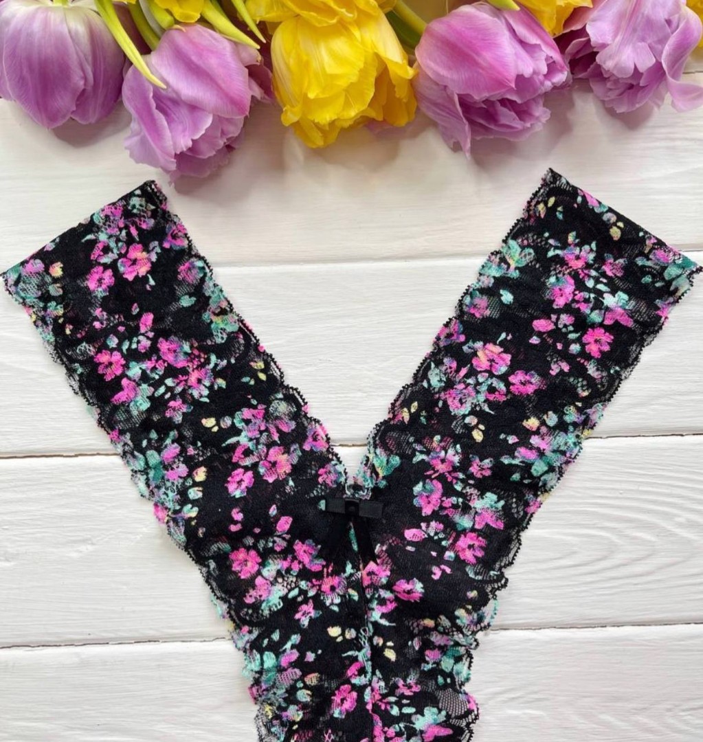 Стринги Flowy black фото 1