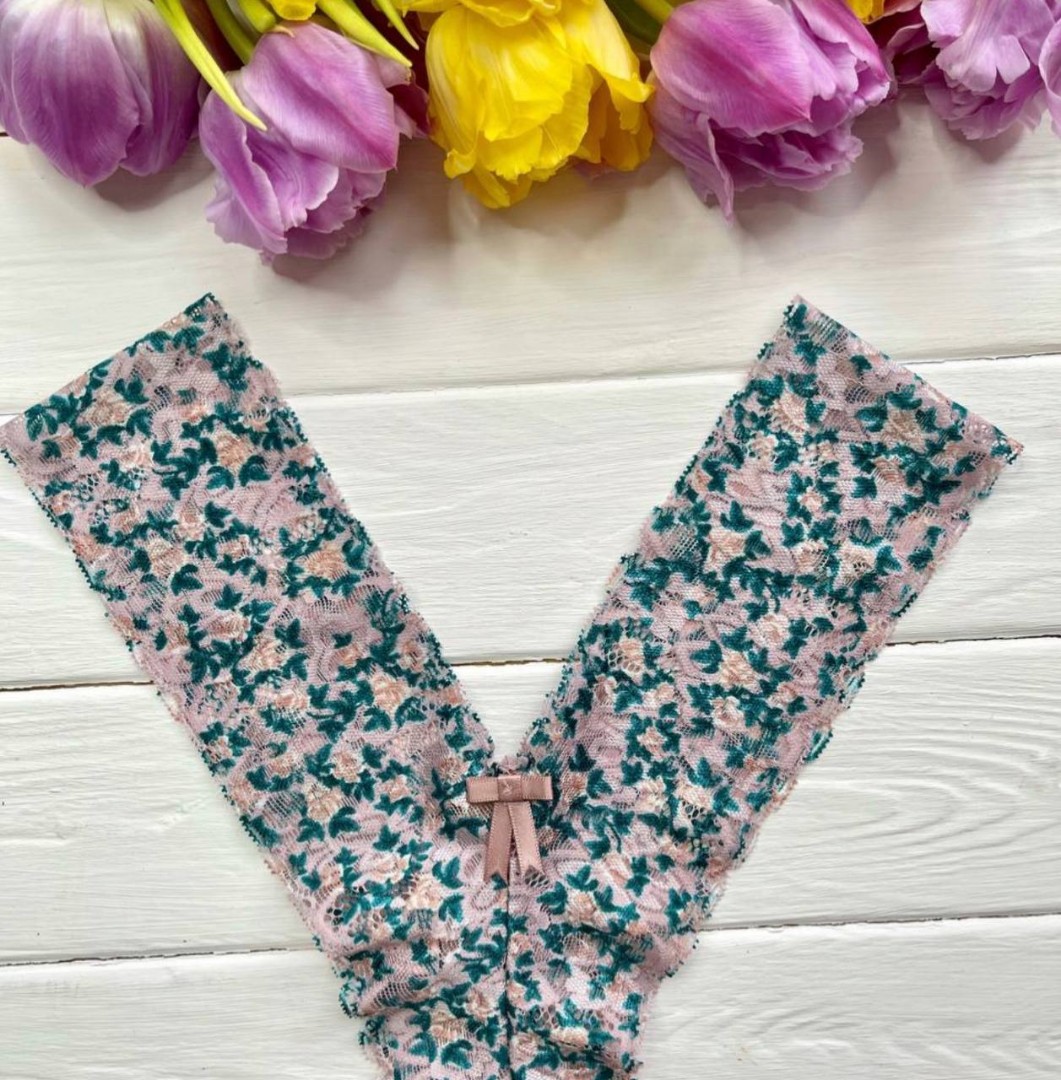 Стринги Flowy green фото 1