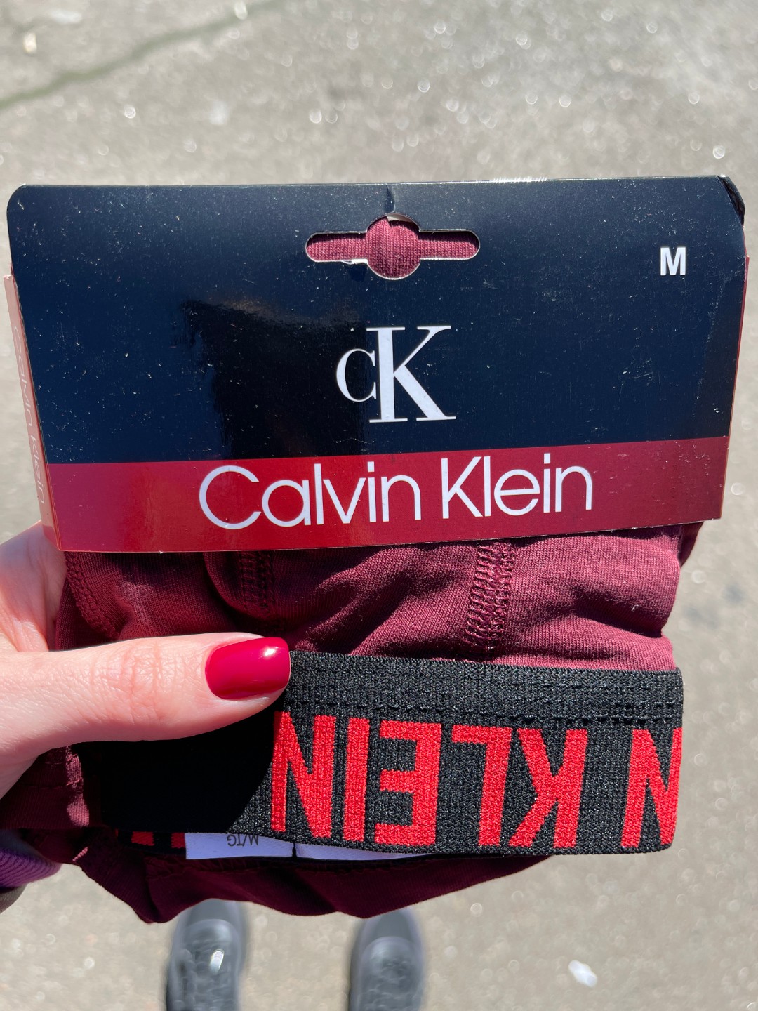 Мужские боксеры Calvin Klein X бордо фото 1