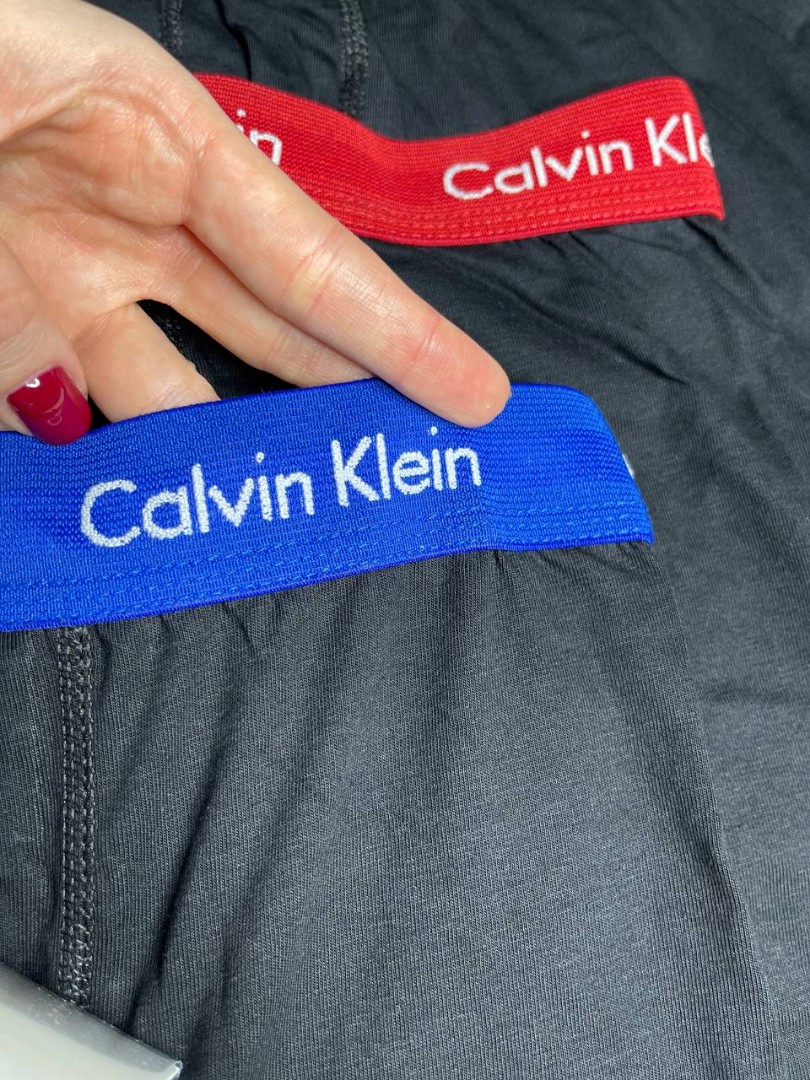 Комплект белья боксеры/хипсы Calvin Klein черные 3 шт фото 2