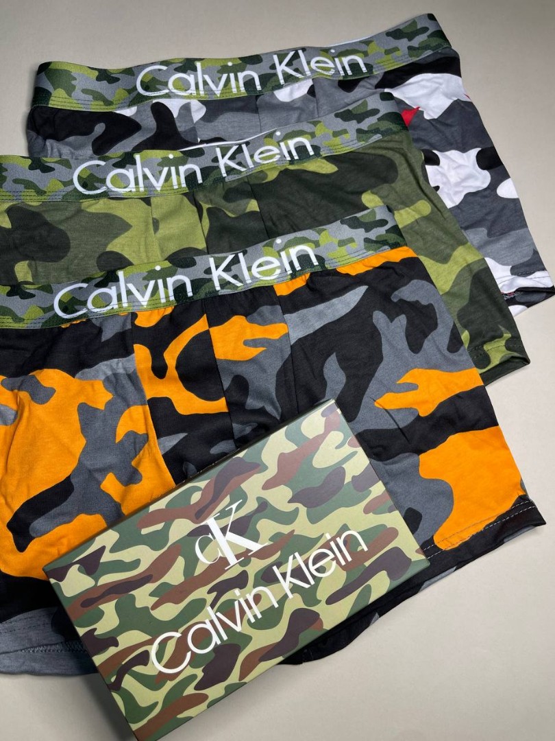 Мужские боксеры Calvin Klein 3шт камуфляж фото 1