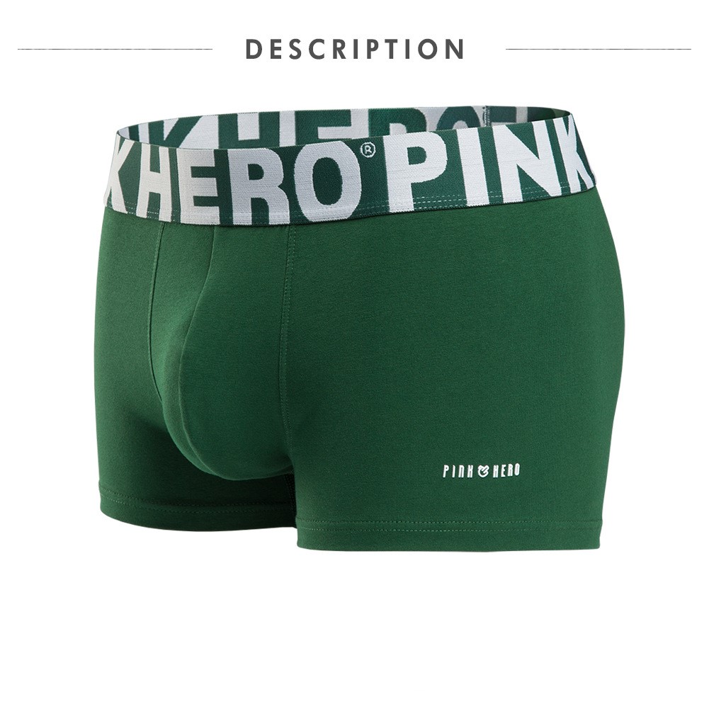 Мужские трусы боксеры Pink Hero Classic green фото 1
