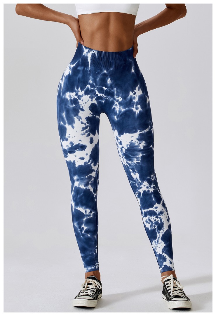 Спортивные леггинсы Wow blue фото 2