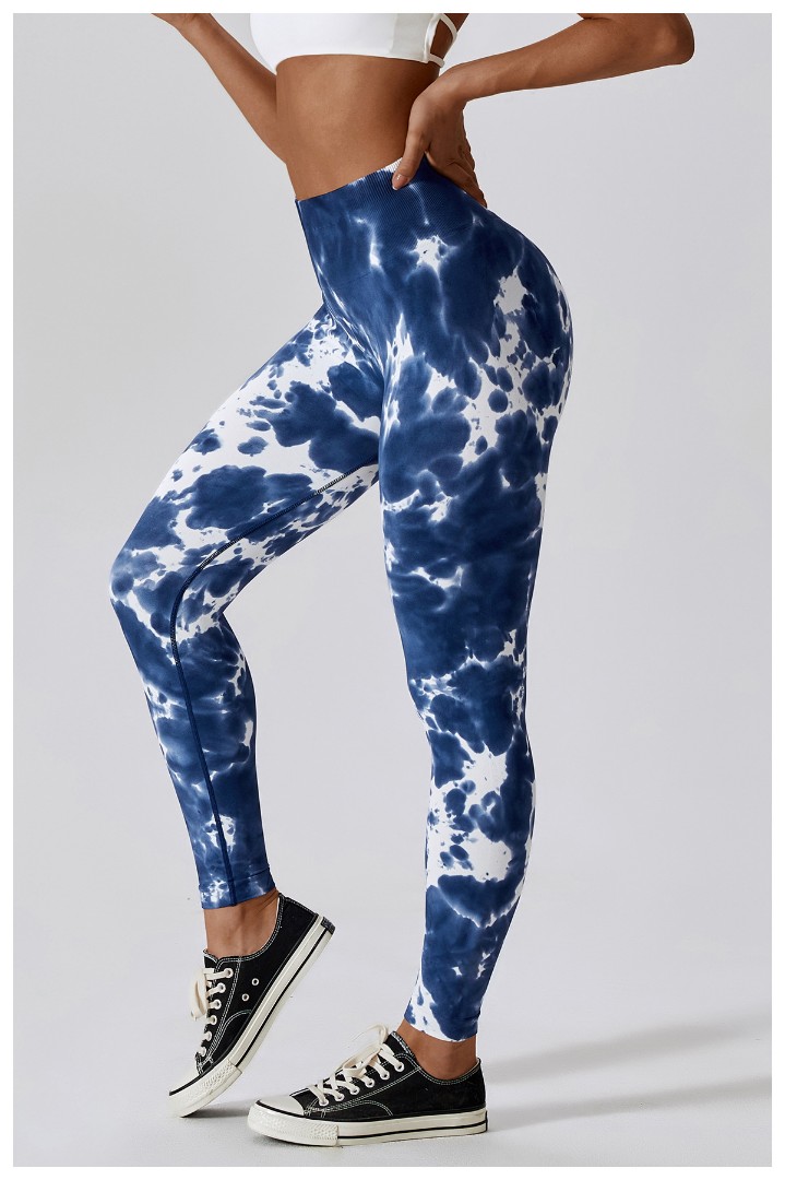 Спортивные леггинсы Wow blue фото 1