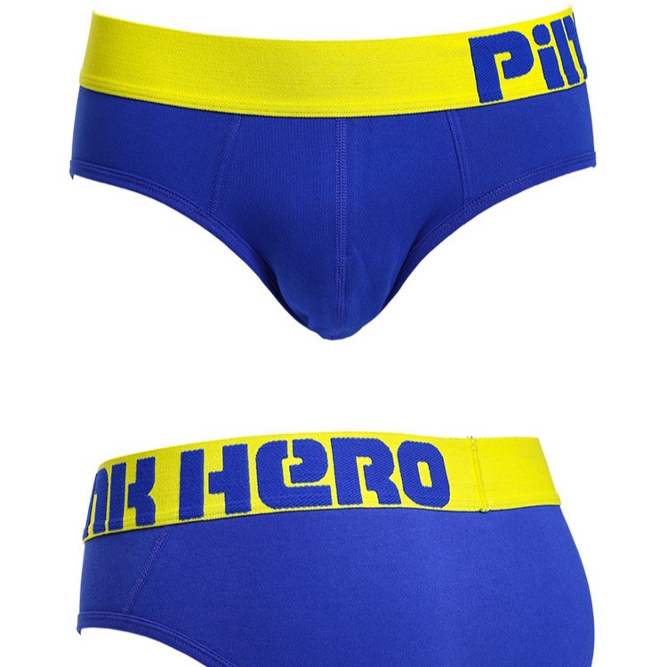 Мужские трусы брифы Pink Hero Atlas синие фото 1