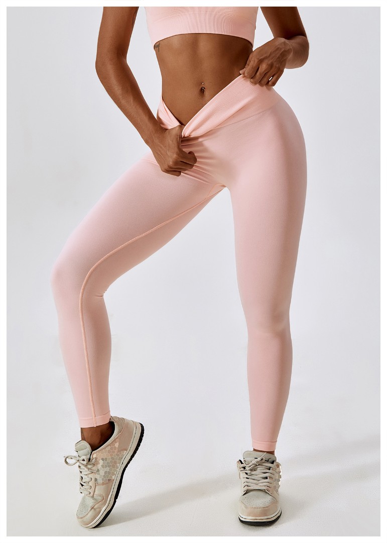 Спортивные леггинсы Lotos розовые фото 3