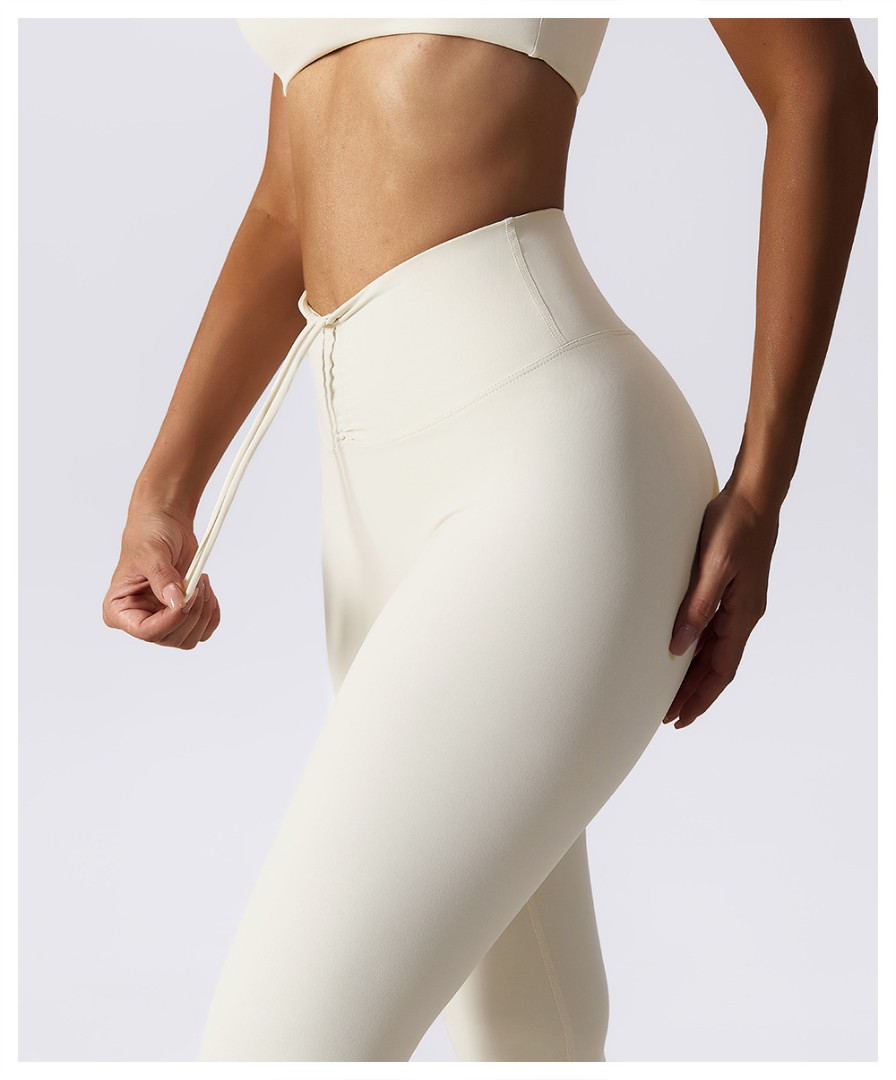 Спортивные леггинсы Harness беж фото 3