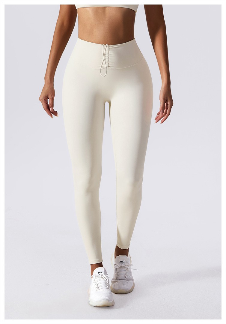 Спортивные леггинсы Harness беж фото 4