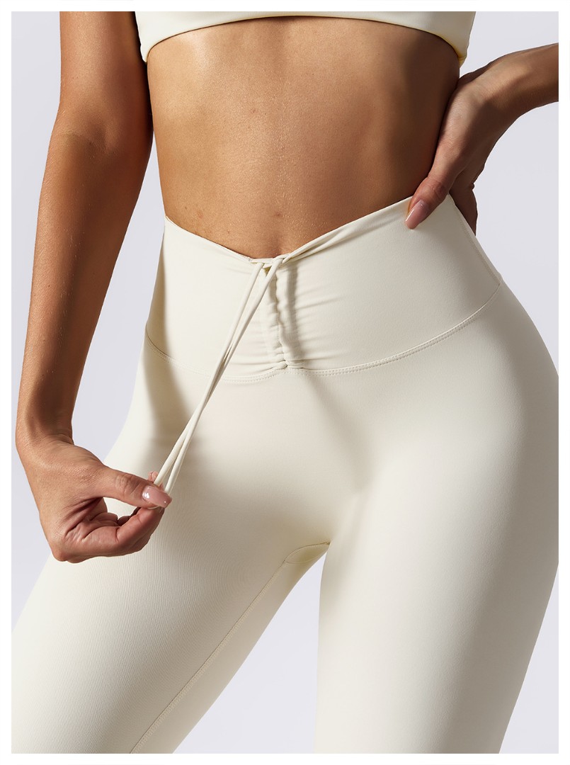 Спортивные леггинсы Harness беж фото 1