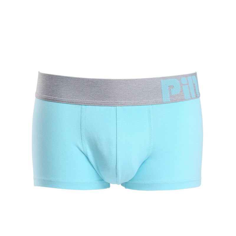 Мужские трусы боксеры Pink Hero Cotton light blue фото 1