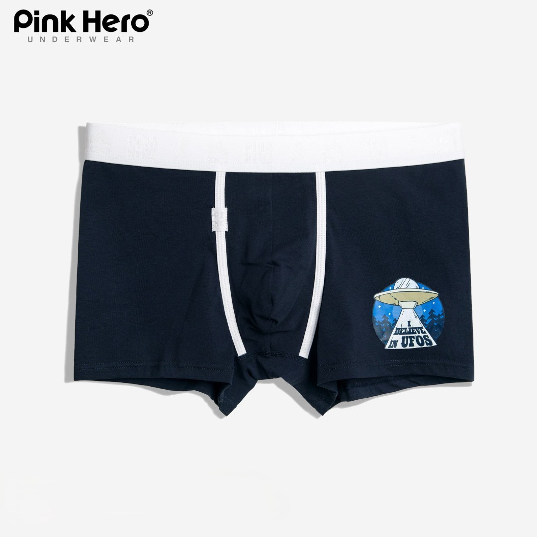 Мужские трусы боксеры Pink Hero Special dark blue фото 2