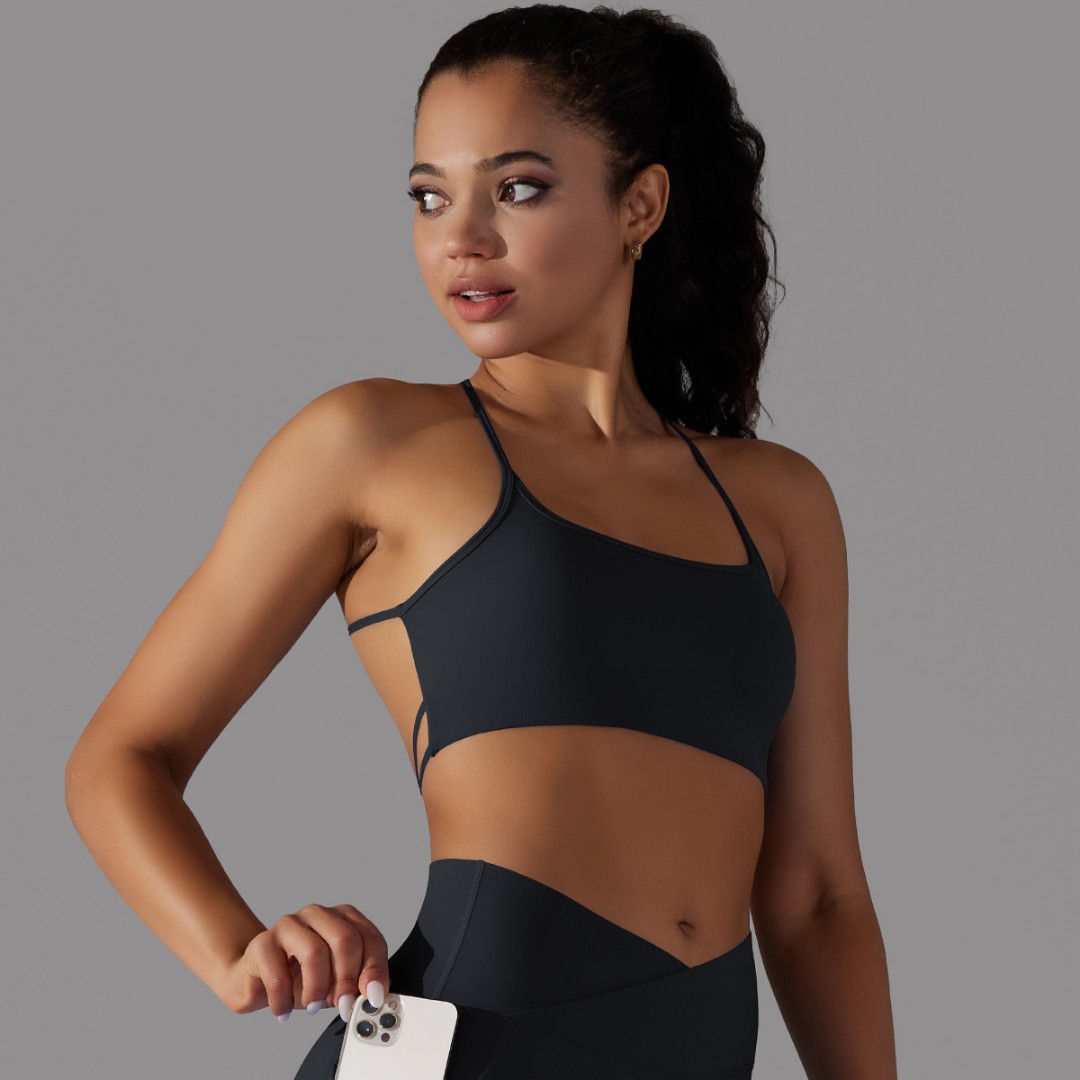 Спортивный топ Lia black фото 5