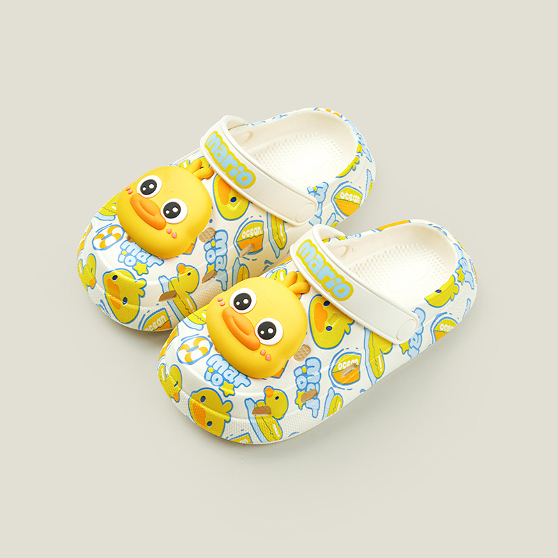 Кроксы детские Ducks white фото 1
