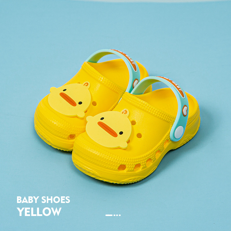 Кроксы детские Cartoon yellow фото 1