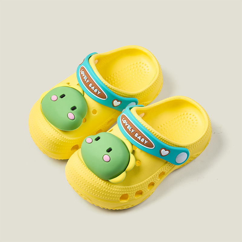 Кроксы детские Cartoon yellow фото 2