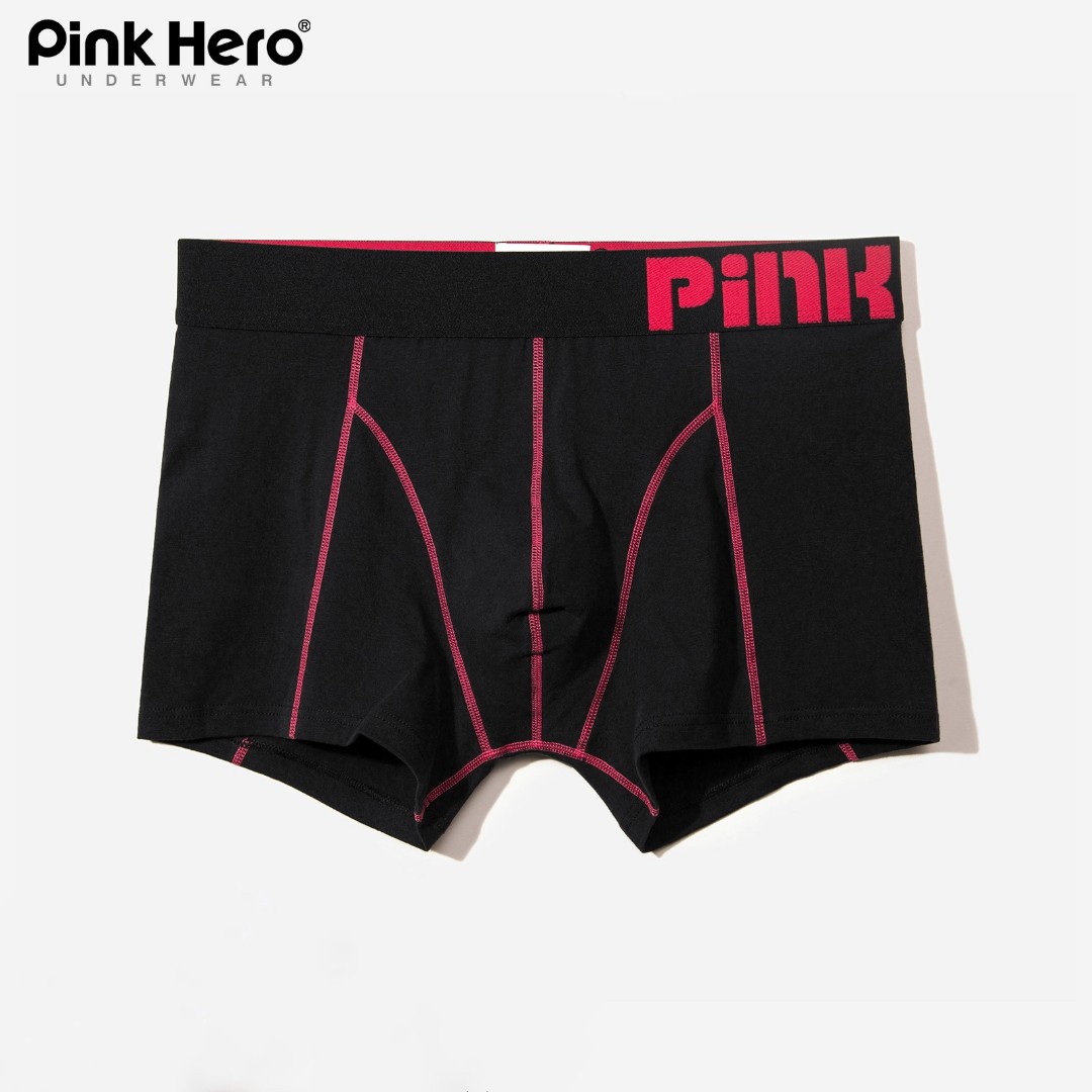 Мужские  боксеры Pink Hero NEW чёрный фото 1