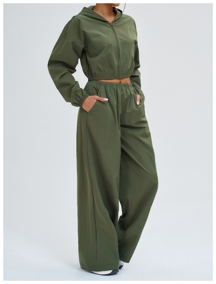 Спортивный комплект штаны+мастерка Style khaki фото 2