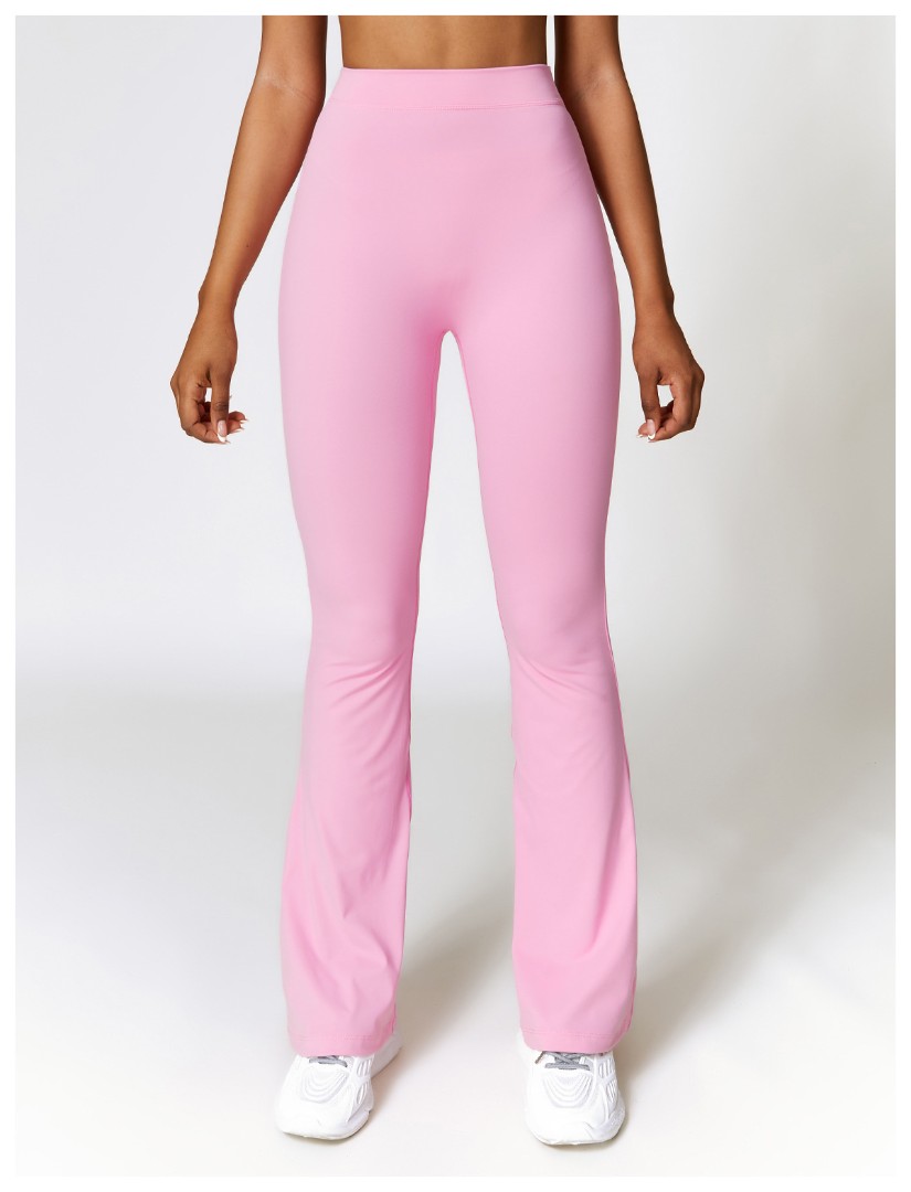 Спортивные леггинсы клёш Bell pink фото 2