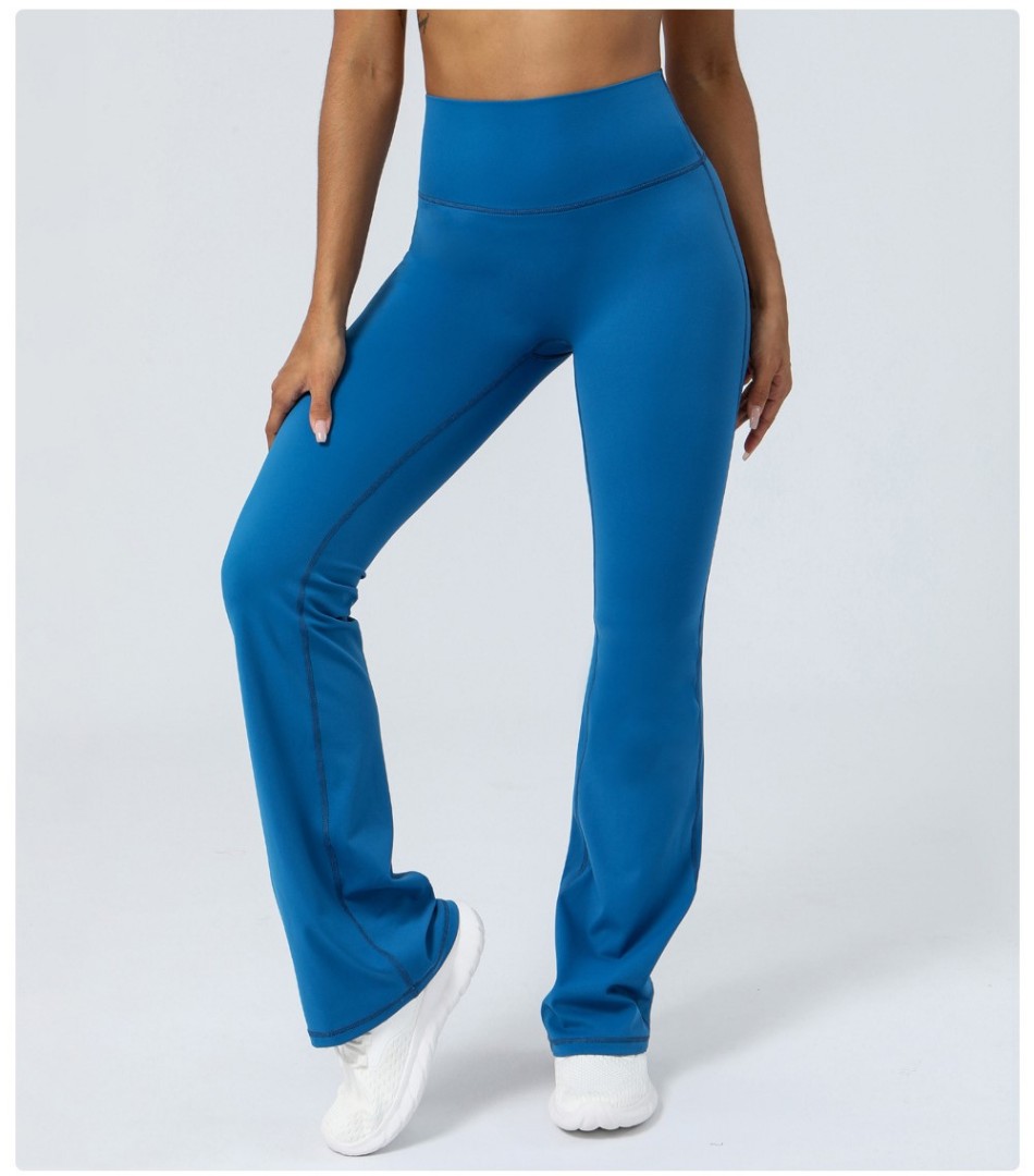 Спортивные леггинсы клёш Bill blue фото 4