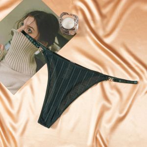 undefined Стринги  Stripe green undefined
