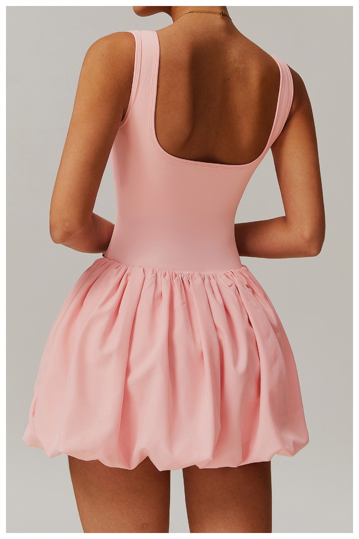 Спортивный комбинезон-юбка Nino light pink  фото 3