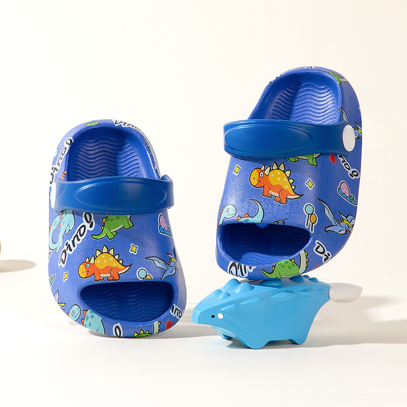 Кроксы детские Dino blue фото 1