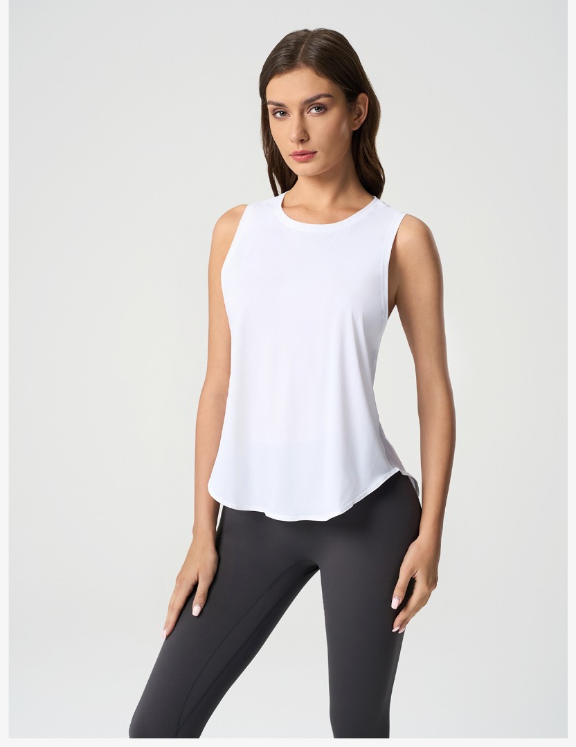 Спортивна майка Moccy white фото 2