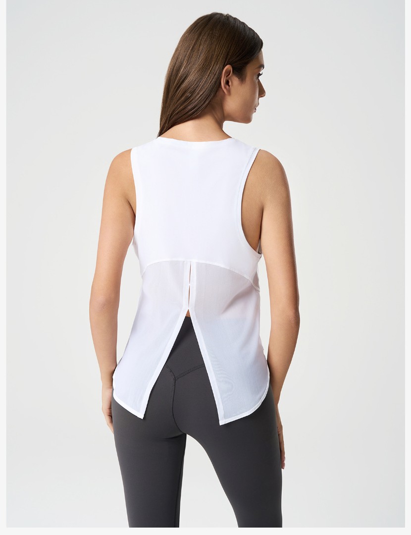 Спортивна майка Moccy white фото 5