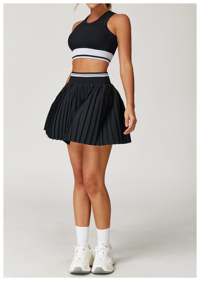 Спортивный комплект с юбкой Tenis girl black фото 3