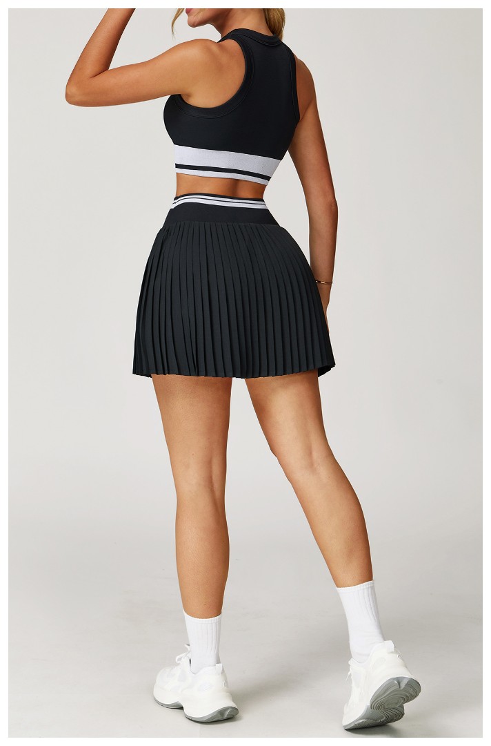 Спортивный комплект с юбкой Tenis girl black фото 2