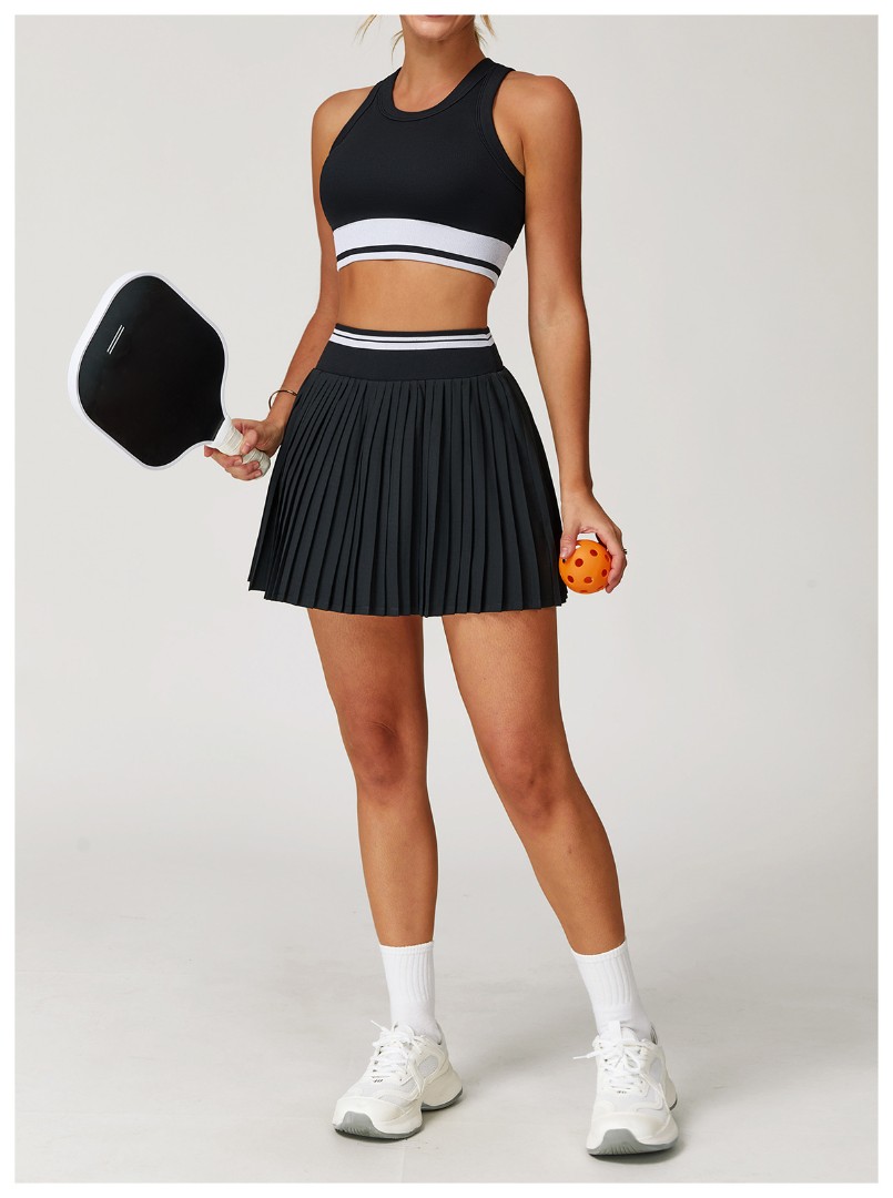 Спортивный комплект с юбкой Tenis girl black фото 1