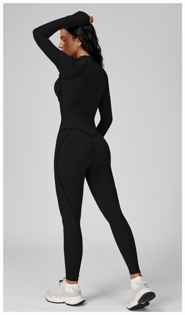 Спортивный комбинезон Nona black черный фото 2