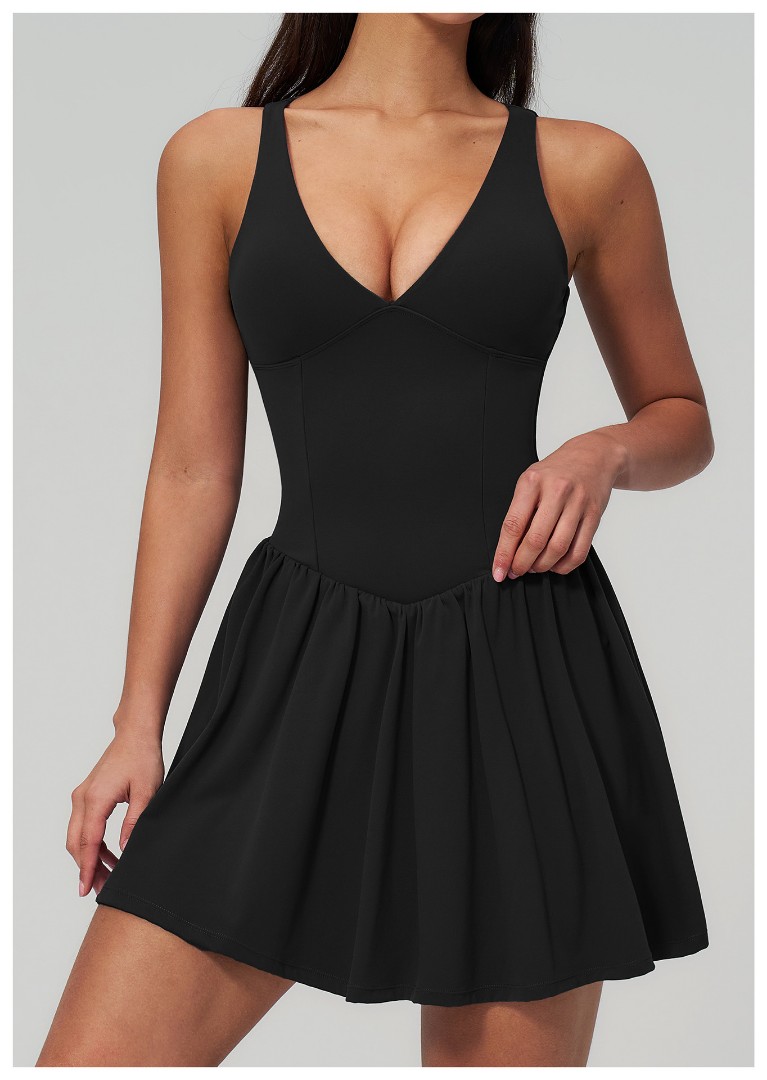 Спортивный комбинезон-платье Soft Black фото 1