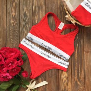 undefined Спортивный комплект Calvin Klein Топ Стринги красный undefined
